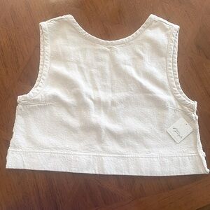FREE PEOPLE Canvas Tank in Wet Plaster Size Small $40 NWT